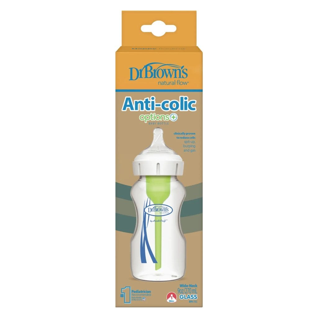 Dr Browns Mamadera Mamadera Boca Ancha Vidrio 270ml - Dr Browns WB91700