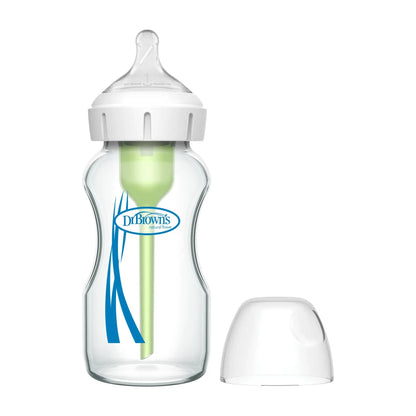 Dr Browns Mamadera Mamadera Boca Ancha Vidrio 270ml - Dr Browns WB91700