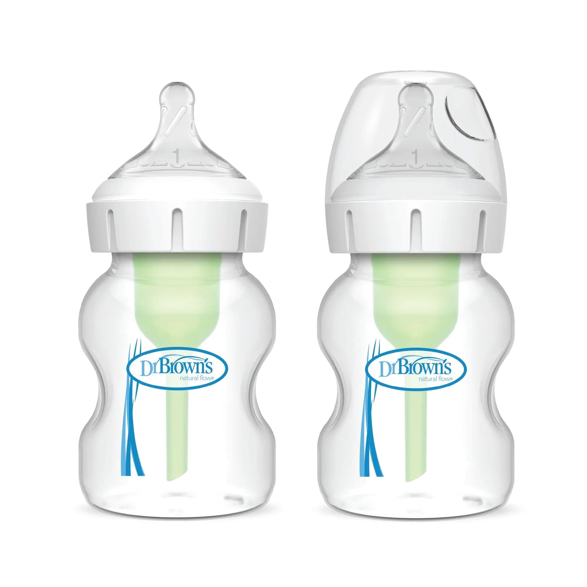 Dr Browns Mamadera Pack 2 Mamaderas Boca Ancha 150ml - Dr Browns WB52600