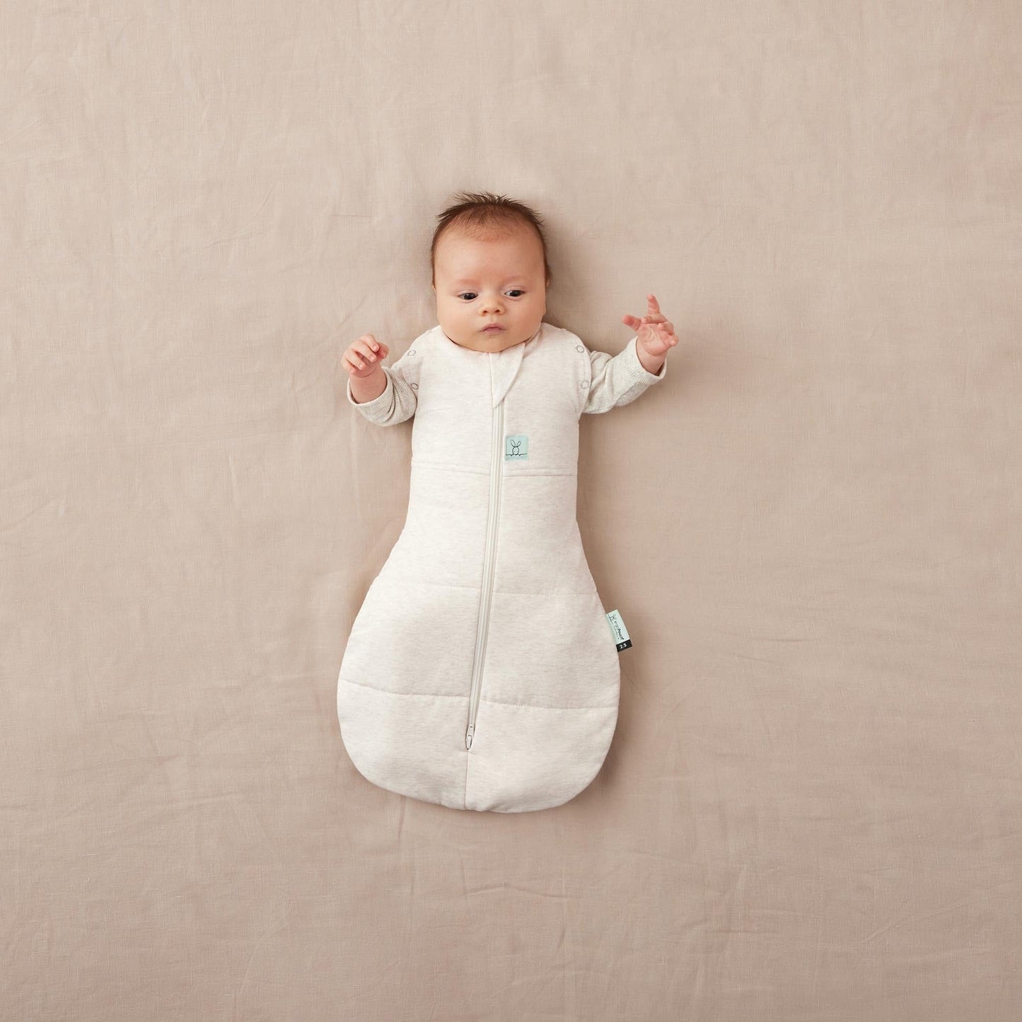 Ergopocuh Sacos de Dormir Cocoon Swaddle Bag TOG 2.5 0 a 3 Meses Oatmeal Marle - Ergopouch 9352240022306