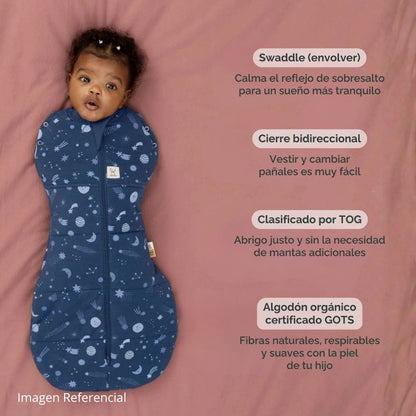 Ergopouch Sacos de Dormir Cocoon Swaddle Bag TOG 3.5  0 a 3 Meses Willow - Ergopouch 9352240026939