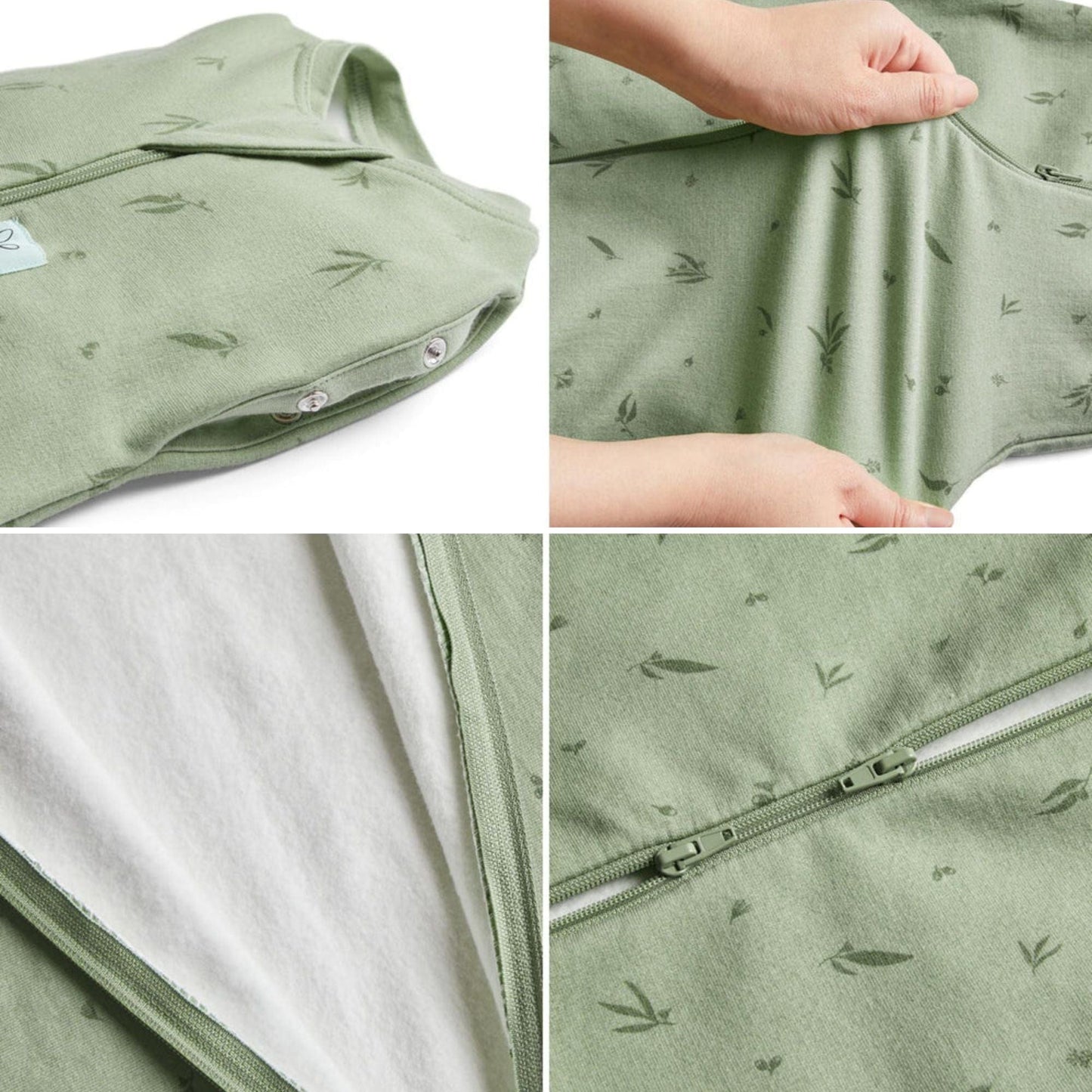 Ergopouch Sacos de Dormir Cocoon Swaddle Bag TOG 3.5  3 a 6 Meses Willow - Ergopouch 9352240026977
