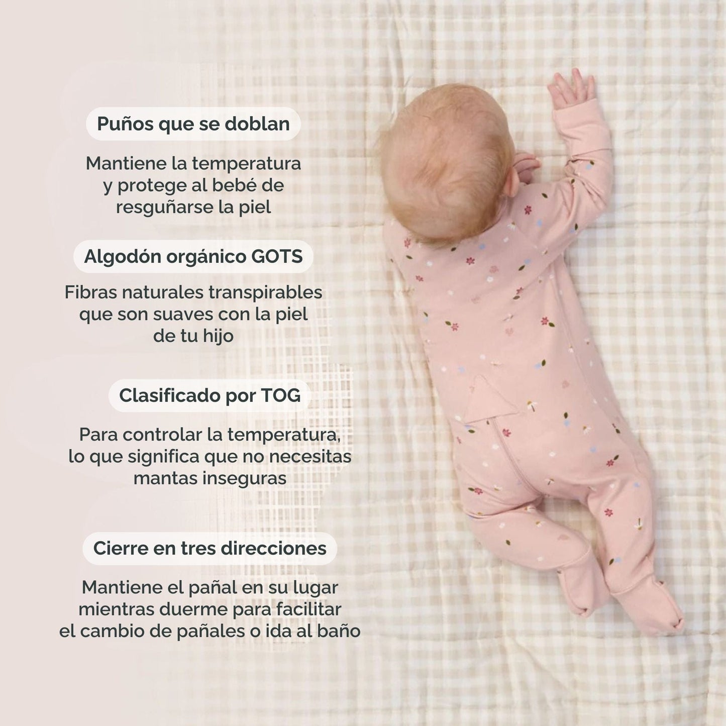 Ergopouch Sacos de Dormir Long Sleeve Layer TOG 2.0  0 a 3 Meses Daisies - Ergopouch 9352240033104