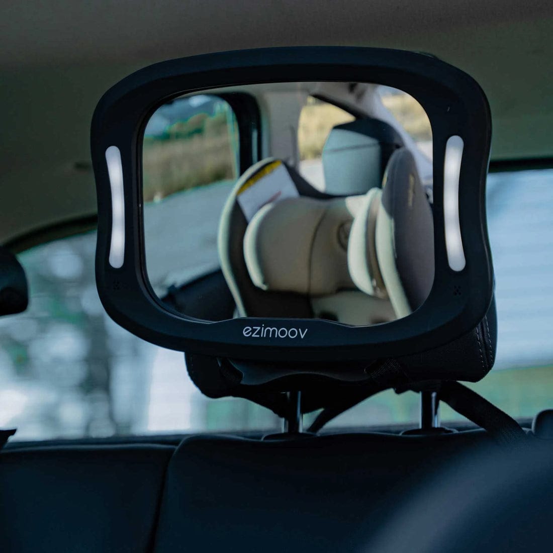 Ezimoov Otros accesorios de seguridad Espejo con Luz LED de Bebé para Auto - Ezimoov EZ-1101