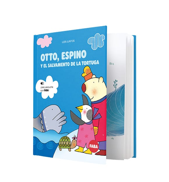 Faba Cuentacuentos Libro para cuentacuentos Faba Otto, Espino y el salvamento de la tortuga - Faba BKE10004