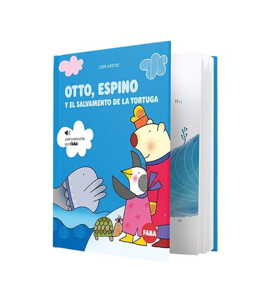 Faba Cuentacuentos Libro para cuentacuentos Faba Otto, Espino y el salvamento de la tortuga - Faba BKE10004