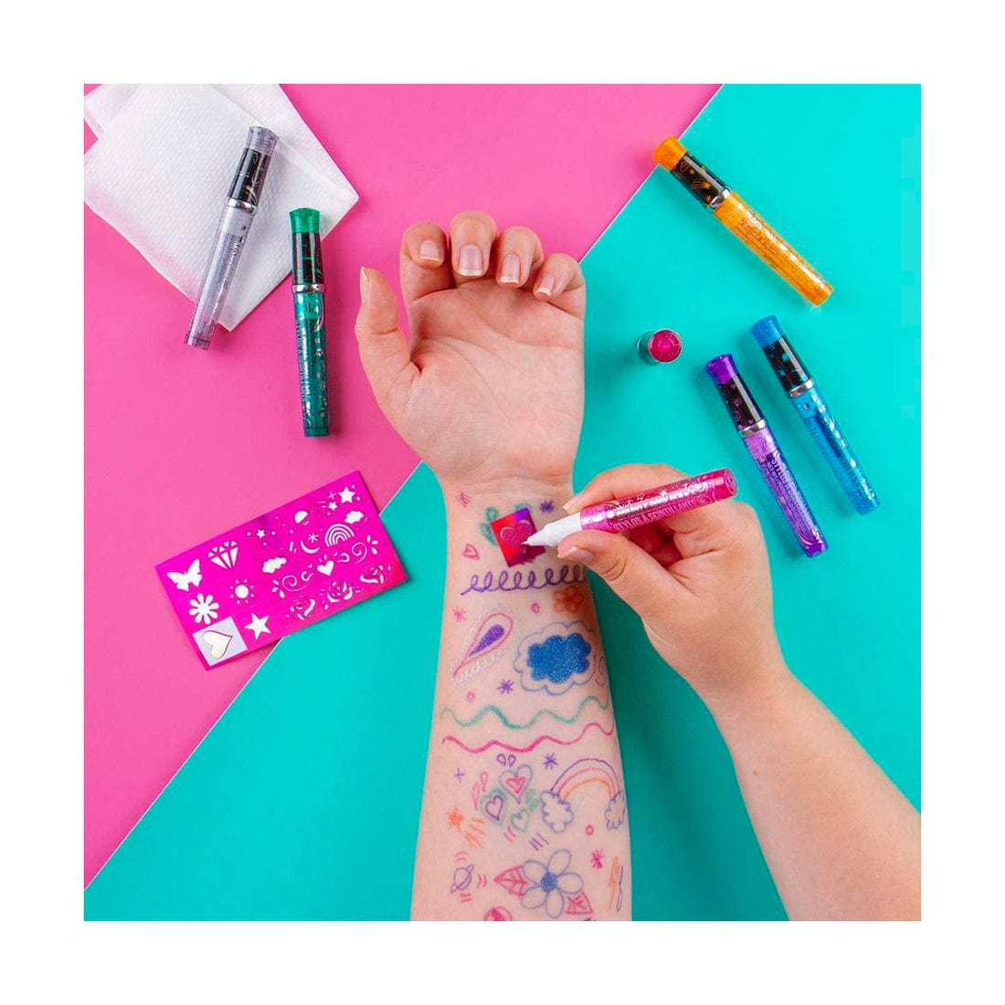 FASHION ANGELS Arte / Manualidades Marcadores Sparkle Tattoo - Fashion Angels FA12674