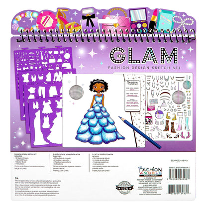Fashion Angels Arte / Manualidades Set Glam de Diseño de Moda - Fashion Angels FA13483