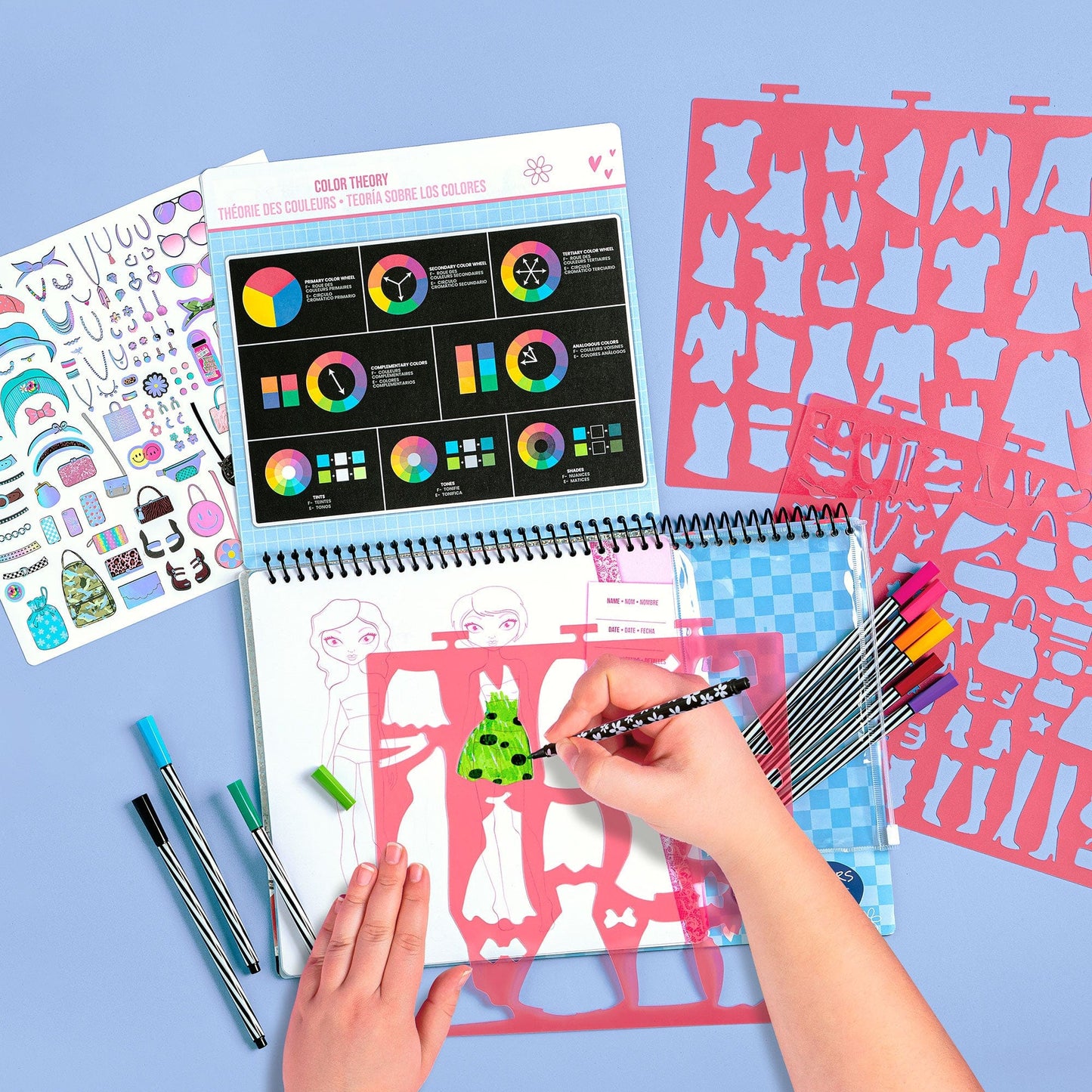 Fashion Angels Libro Actividades Cuaderno de Dibujo Fashionista - Fashion Angels FA13243