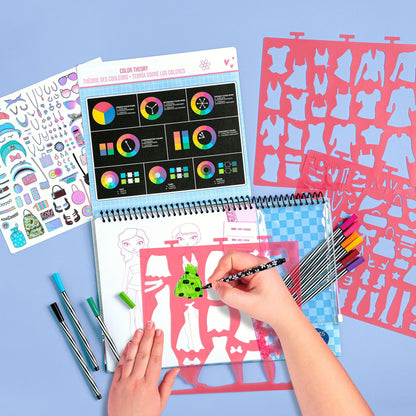Fashion Angels Libro Actividades Cuaderno de Dibujo Fashionista - Fashion Angels FA13243