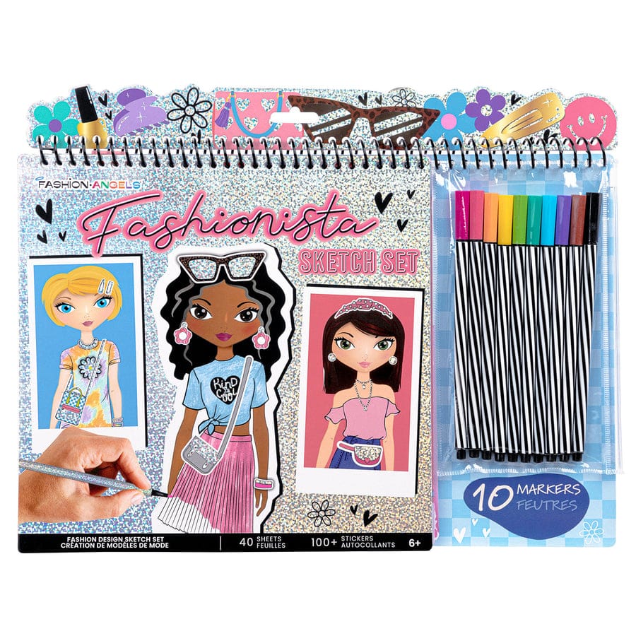Fashion Angels Libro Actividades Cuaderno de Dibujo Fashionista - Fashion Angels FA13243
