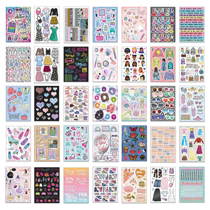 Fashion Angels Sticker Libro de Stickers de Moda con Hojas para Coleccionar - Fashion Angels FA78119