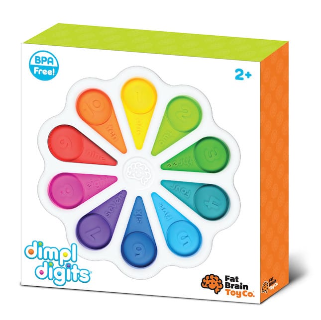 Fat brain toys Destreza y Habilidades Disco sensorial Dimple Digits - Fat Brain Toys FA275-1