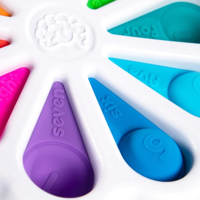 Fat brain toys Destreza y Habilidades Disco sensorial Dimple Digits - Fat Brain Toys FA275-1