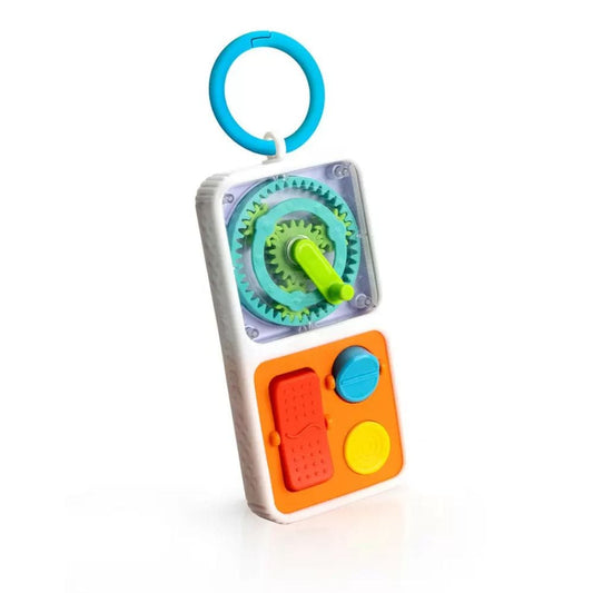 Fat brain toys Juguetes de actividades para bebés Tablero de actividades portátil PlayTab Go - Fat brain toys FA512-1