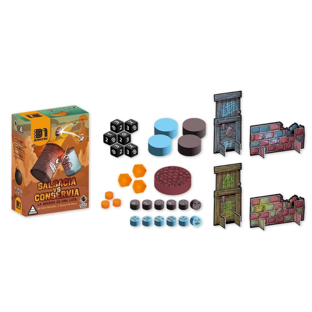 Fractal Juegos Juegos de mesa Salsacia Vs Conservia - Fractal Juegos SVC20251FJ