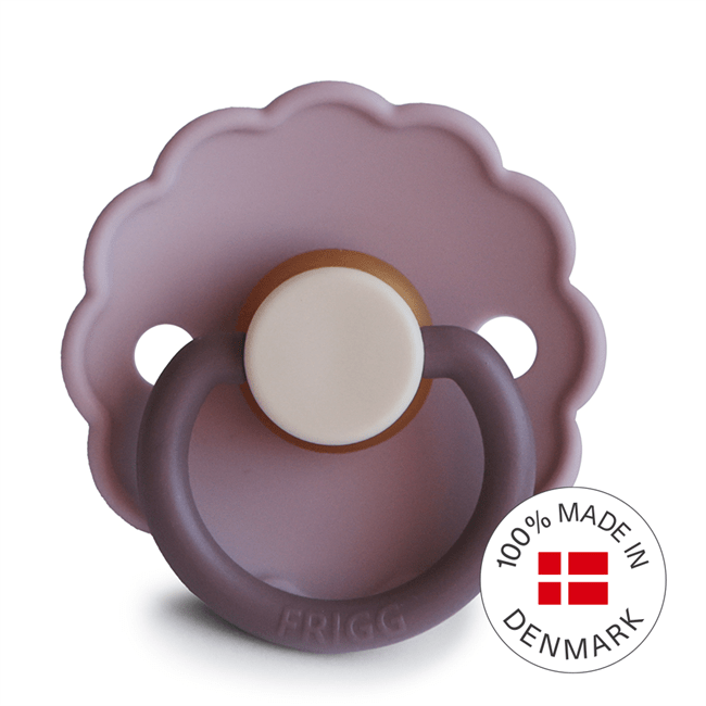 Frigg Chupete Chupete Redondo de Caucho Natural X1 Daisy Talla 1 Lavender Haze - Frigg FRI10402