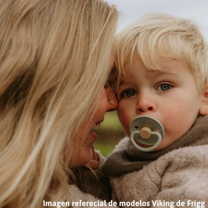 Frigg Chupete Chupete Redondo de Caucho Natural X2 Viking Talla 1 Harald / Knud  - Frigg FRI101535