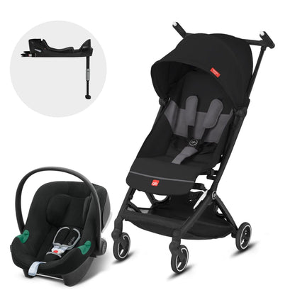 GB Coches Travel System Travel System coche pockit plus all city velvet black + Aton B2 + Base CBX1662159123494