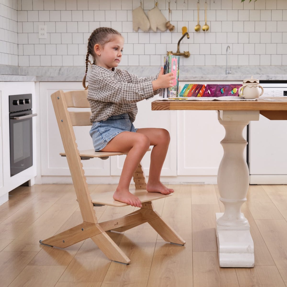 Geuther Sillas de comer Silla de comer Evolutiva Nala Silky Wood - Geuther HCHTN742RPW555
