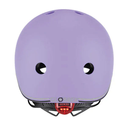 GLOBBER cascos Casco infantil Globber Go Up Lights Lavender- Globber 506-103