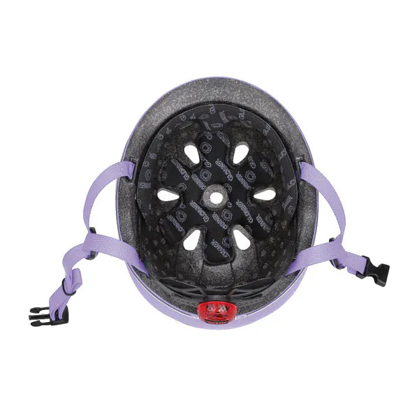 GLOBBER cascos Casco infantil Globber Go Up Lights Lavender- Globber 506-103