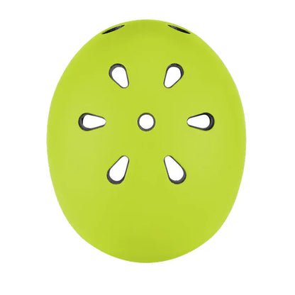 GLOBBER cascos Casco infantil Globber Go Up Lights Lime Green- Globber 506-106