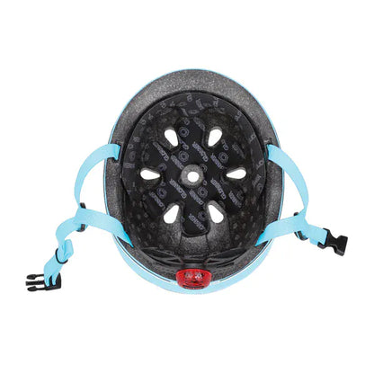GLOBBER cascos Casco infantil Globber Go Up Lights Pastel Blue- Globber 506-200