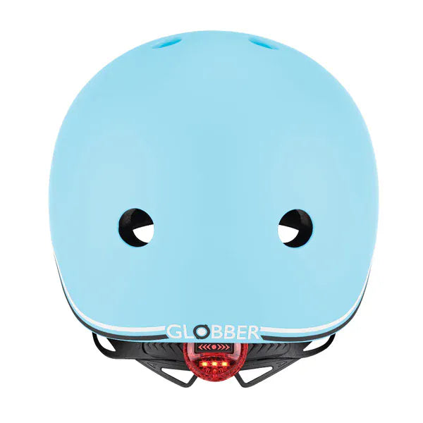GLOBBER cascos Casco infantil Globber Go Up Lights Pastel Blue- Globber 506-200