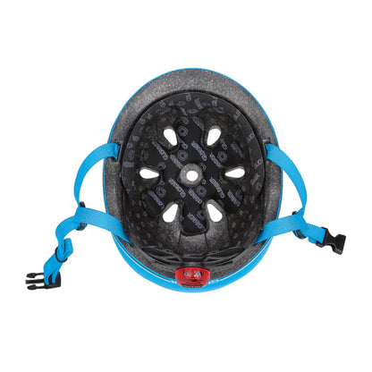 GLOBBER cascos Casco infantil Globber Go Up Lights Sky Blue- Globber 506-101
