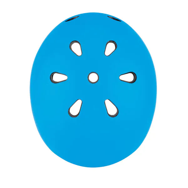 GLOBBER cascos Casco infantil Globber Go Up Lights Sky Blue- Globber 506-101