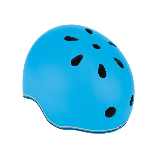 GLOBBER cascos Casco infantil Globber Go Up Lights Sky Blue- Globber 506-101