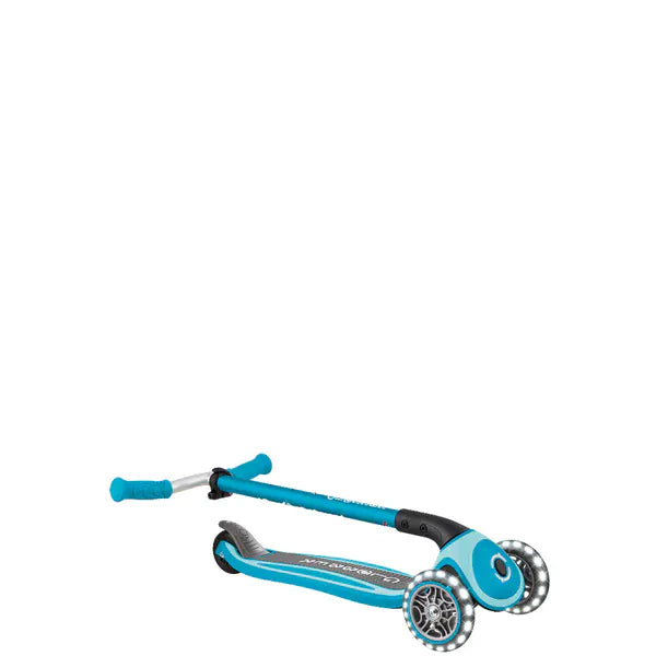 Globber Scooter Infantil Maxi Lights con Luces LED Navy Blue 663-100
