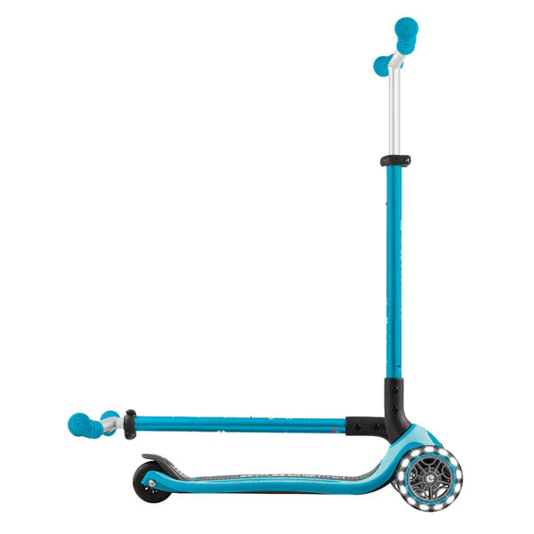 Globber Scooter Infantil Maxi Lights con Luces LED Navy Blue 663-100