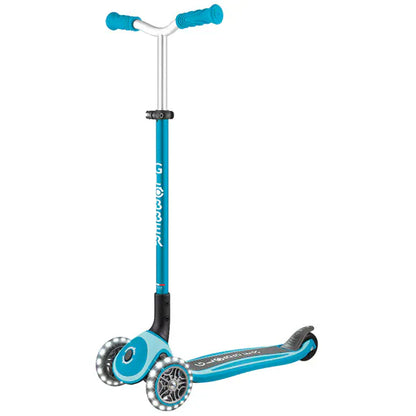 Globber Scooter Infantil Maxi Lights con Luces LED Navy Blue 663-100
