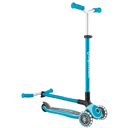 Globber Scooter Infantil Maxi Lights con Luces LED Navy Blue 663-100