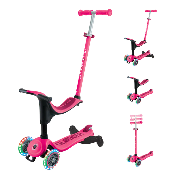GLOBBER Scooter Scooter 3 en 1 Globber Go Up Deluxe Lights 360 456-610