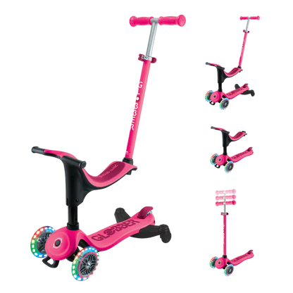 GLOBBER Scooter Scooter 3 en 1 Globber Go Up Deluxe Lights 360 456-610