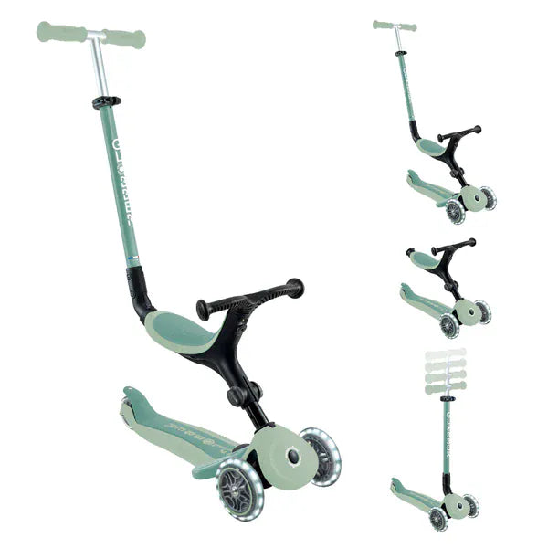 GLOBBER Scooter Scooter 3 en 1 Globber Go Up Lights Ecologic con Luces LED 745-505