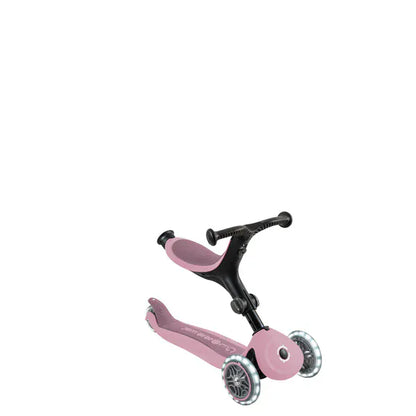 GLOBBER Scooter Scooter 3 en 1 Globber Go Up Lights Ecologic con Luces LED Berry 745-510