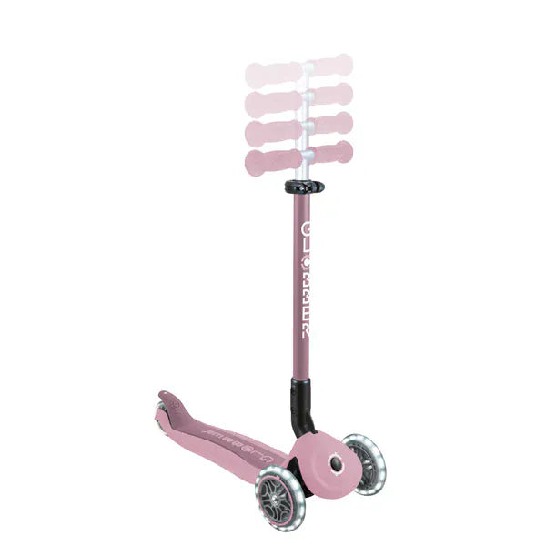 GLOBBER Scooter Scooter 3 en 1 Globber Go Up Lights Ecologic con Luces LED Berry 745-510