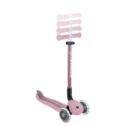 GLOBBER Scooter Scooter 3 en 1 Globber Go Up Lights Ecologic con Luces LED Berry 745-510