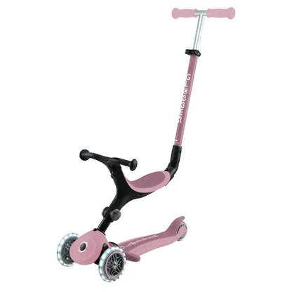 GLOBBER Scooter Scooter 3 en 1 Globber Go Up Lights Ecologic con Luces LED Berry 745-510