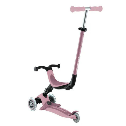 Globber Scooter Scooter 3 en 1 Go Up Lights Ecologic con Luces LED Berry - Globber 745-510