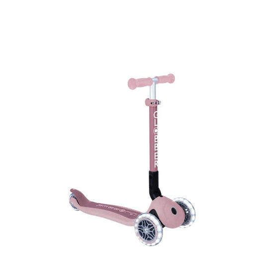 Globber Scooter Scooter Infantil 3 Ruedas Ecológico Plegable con Luces Berry - Globber 692-510-2