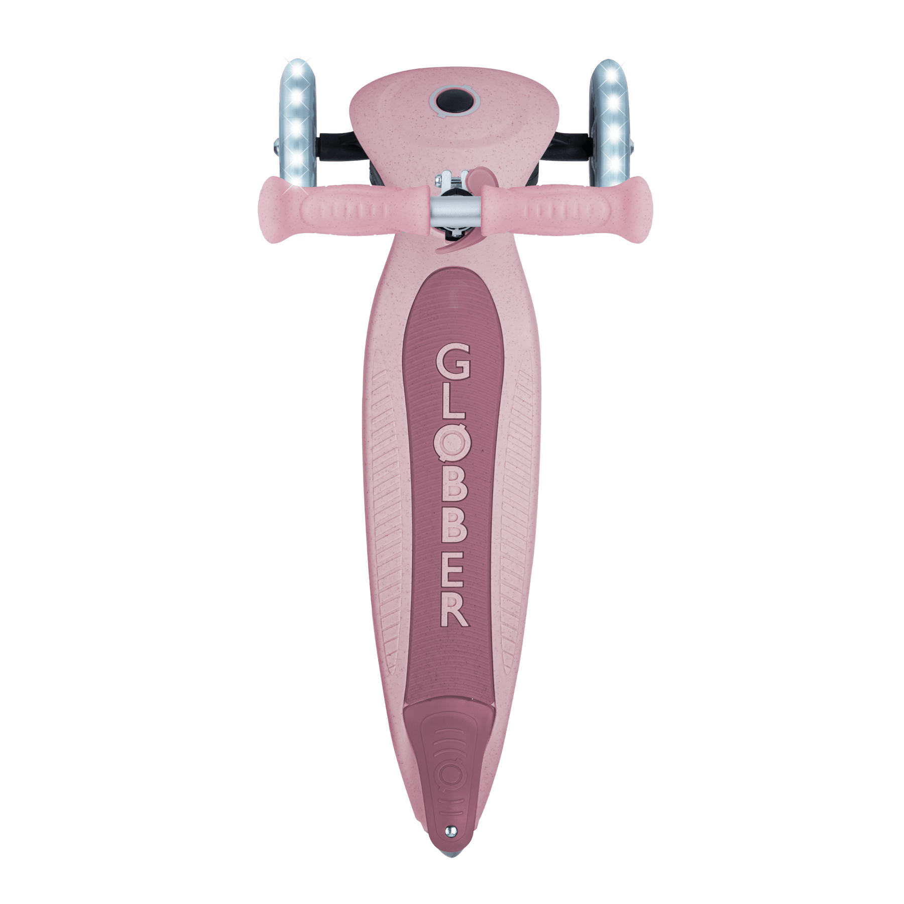 Globber Scooter Scooter Infantil 3 Ruedas Ecológico Plegable con Luces Berry - Globber 692-510-2