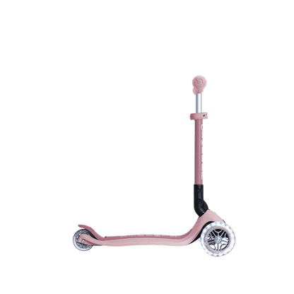 Globber Scooter Scooter Infantil 3 Ruedas Ecológico Plegable con Luces Berry - Globber 692-510-2