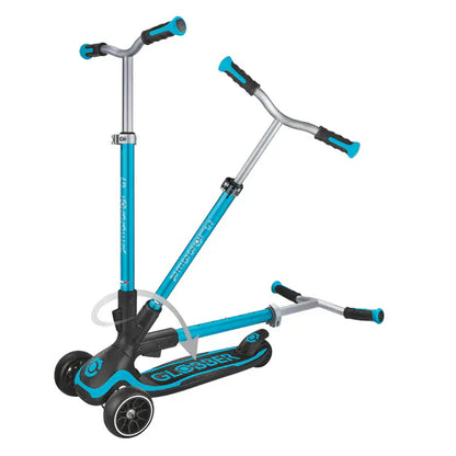 Globber Scooter Scooter Infantil 3 Ruedas Globber Ecológico Plegable con Luces Berry 692-510-2