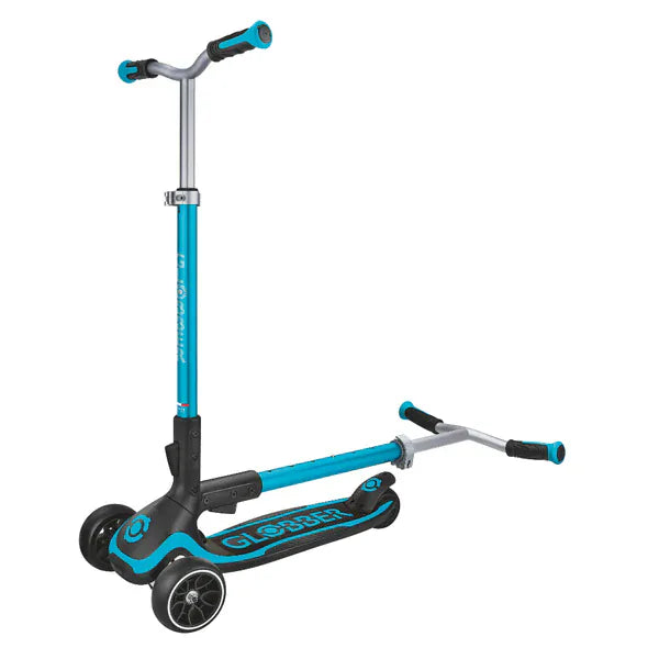 Globber Scooter Scooter Infantil 3 Ruedas Globber Ecológico Plegable con Luces Berry 692-510-2