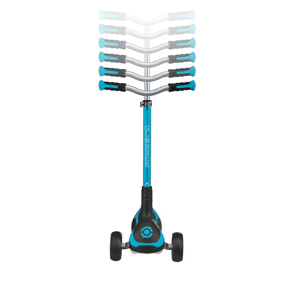 Globber Scooter Scooter Infantil 3 Ruedas Globber Ecológico Plegable con Luces Berry 692-510-2